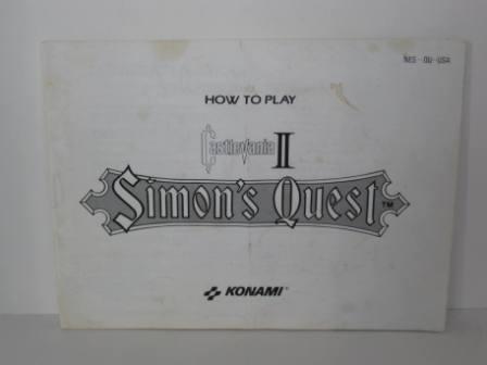 Castlevania II - Simons Quest - NES Manual